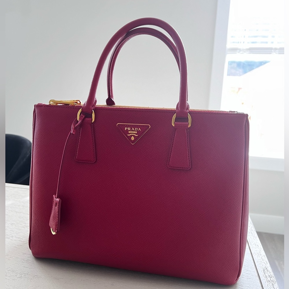 Prada Medium Galleria Saffiano Leather Top Handle Bag